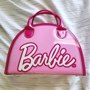 BARBIE Vintage PINK Makeup Hard Barbie Accessories Case